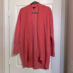 Torrid Coral Knit Cardigan Jacket